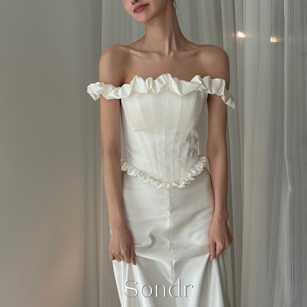 Modern Korean Lifestyle - Gaun Pengantin Korea Sondr Boho A-Line