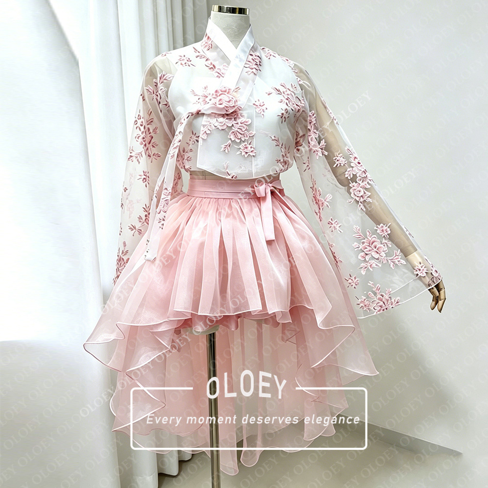 OLOEY Hanbok Pendek Motif Bung - Modern Korean Lifestyle ulasan dan harga